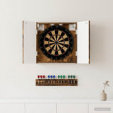 Vidaxl dartbord kabinet alkmaar gerookt eiken 52,5 x 10,5 x 53,5 cm