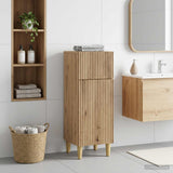 Vidaxl badkamer opbergkast arnhem artisanaal eiken 30 x 31 x 80 cm