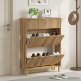 Vidaxl schoenenkast arnhem 78 x 24 x 103 cm bewerkt hout