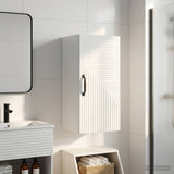 Vidaxl badkamer wandkast haarlem hoogglans wit 30 x 31 x 59 cm