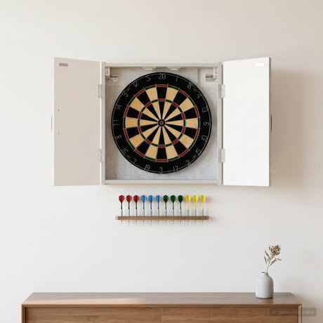 Vidaxl dartbord kabinet haarlem betongrijs 52,5 x 10,5 x 53,5 cm