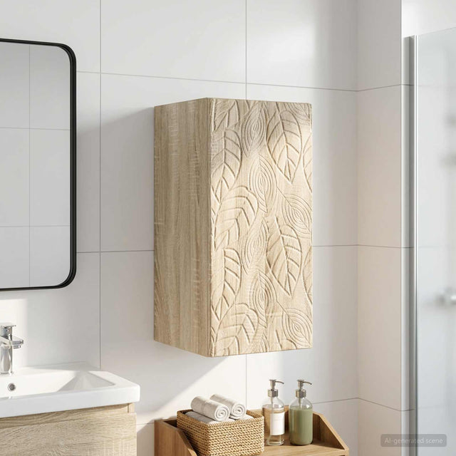 Vidaxl badkamer wandkast delft sonoma eiken 30 x 31 x 59 cm