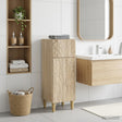 Vidaxl badkamer opbergkast delft sonoma eiken 30 x 31 x 80 cm