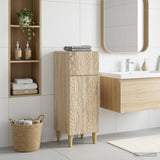Vidaxl badkamer opbergkast delft sonoma eiken 30 x 31 x 80 cm