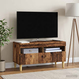 Vidaxl led tv-meubel oud hout bewerkt hout