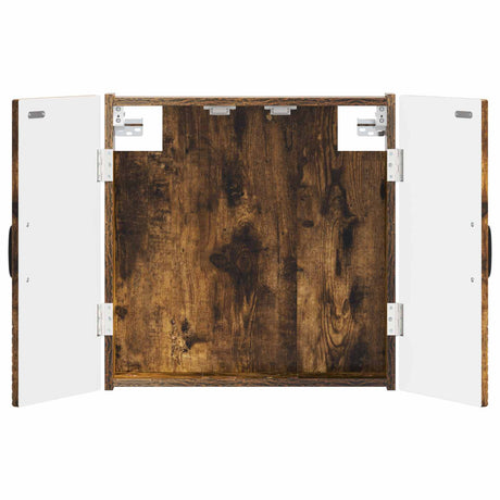 Vidaxl dartbord kabinet hoorn gerookt eiken 52,5 x 10,5 x 53,5 cm