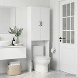 Vidaxl toiletkast hoorn wit 66 x 25,5 x 190 cm bewerkt hout
