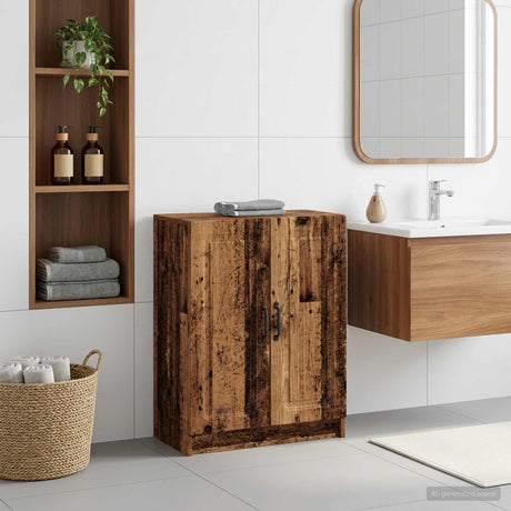 Vidaxl badkamer opbergkast utrecht oud hout 59,5 x 31 x 77 cm