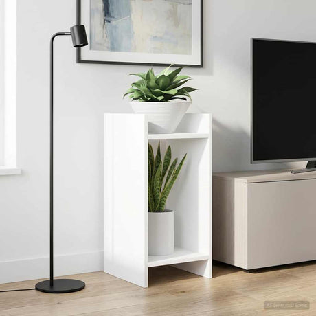 Vidaxl plantenstandaard wit 30 x 30 x 60 cm bewerkt hout