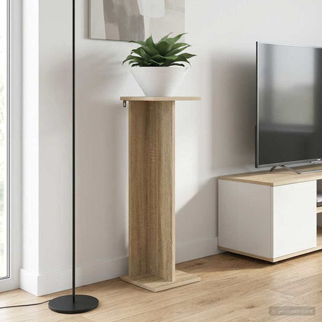 Vidaxl plantenstandaard 2 st sonoma eiken 25 x 25,5 x 80,5 cm