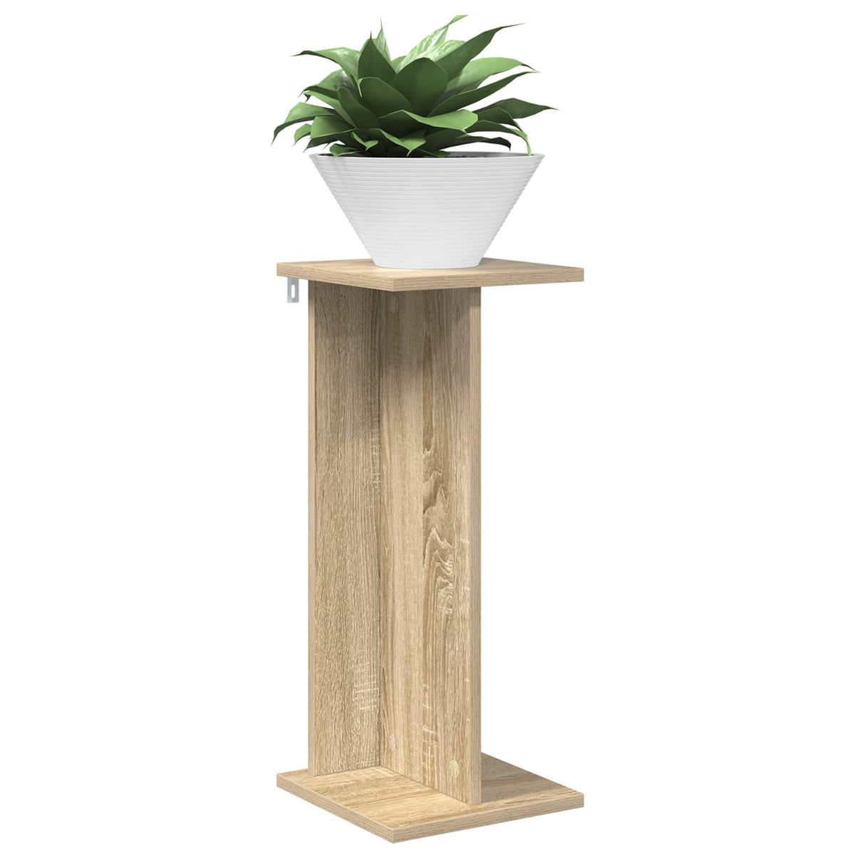 Vidaxl plantenstandaard 2 st sonoma eiken 25 x 25,5 x 60,5 cm