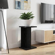 Vidaxl plantenstandaard 2 st zwart eiken 25 x 25,5 x 40,5 cm