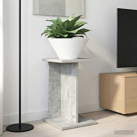 Vidaxl plantenstandaard 2 st betongrijs 25 x 25,5 x 40,5 cm