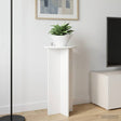 Vidaxl plantenstandaard 2 st hoogglans wit 40 x 40 x 80 cm
