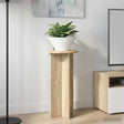 Vidaxl plantenstandaard 2 st sonoma eiken 29,5 x 29,5 x 60 cm