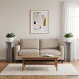 Vidaxl plantenstandaard 2 st grijs sonoma 29,5 x 29,5 x 60 cm