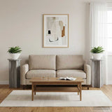 Vidaxl plantenstandaard 2 st grijs sonoma 29,5 x 29,5 x 60 cm