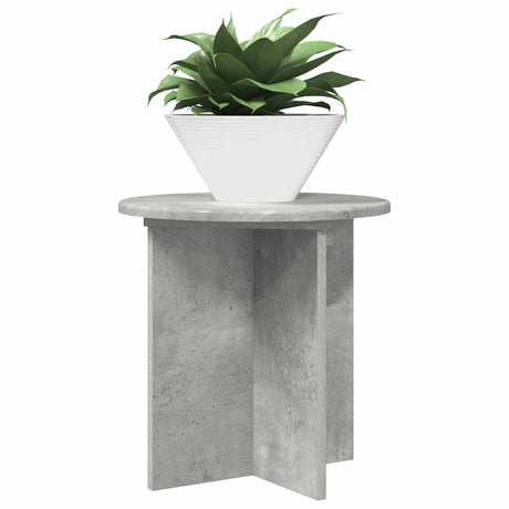 Vidaxl plantenstandaard 2 st betongrijs 40 x 40 x 40 cm bewerkt hout
