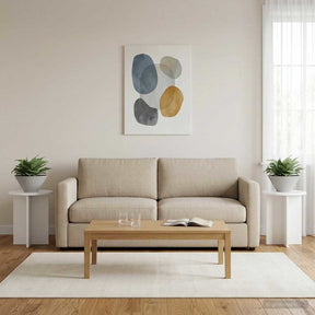 Vidaxl plantenstandaard 2 st hoogglans wit 40 x 40 x 40 cm