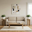 Vidaxl plantenstandaard 2 st sonoma eiken ø29,5 x 40 cm bewerkt hout