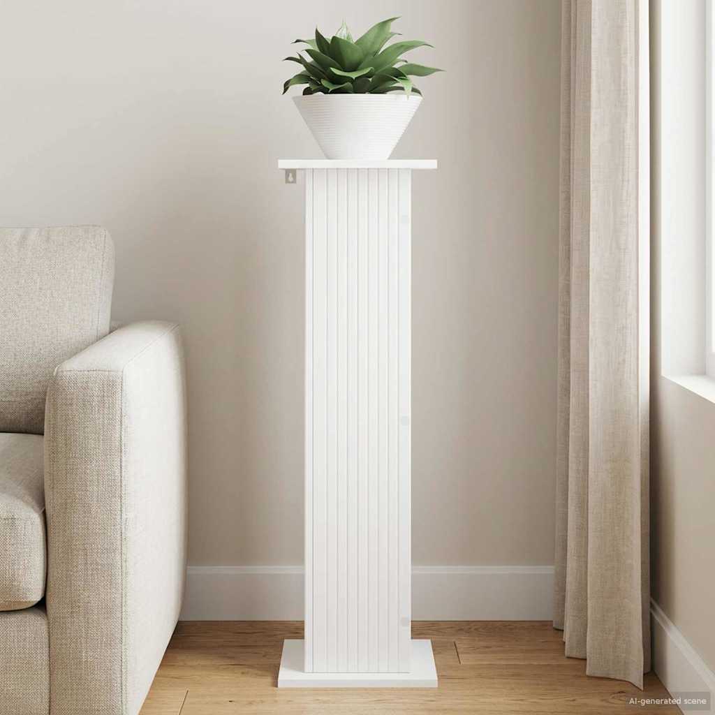 Vidaxl plantenstandaard wit 30,5 x 30 x 100,5 cm bewerkt hout