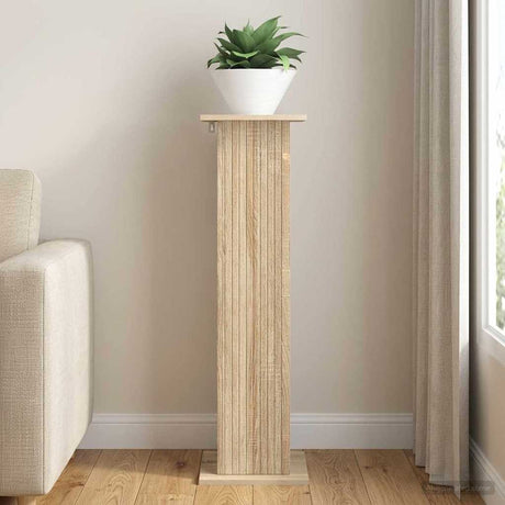 Vidaxl plantenstandaard sonoma eiken 30,5 x 30 x 100,5 cm bewerkt hout