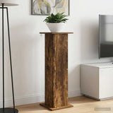 Vidaxl plantenstandaard 2 st gerookt eiken 30,5 x 30 x 100,5 cm