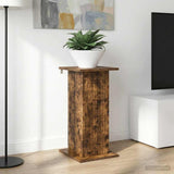 Vidaxl plantenstandaard gerookt eiken 30,5 x 30 x 60,5 cm bewerkt hout