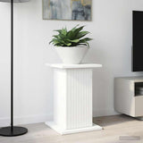 Vidaxl plantenstandaard wit 30,5 x 30 x 43 cm bewerkt hout