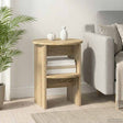 Vidaxl bijzetkast sonoma eiken ø40 x 50 cm geconstrueerd hout