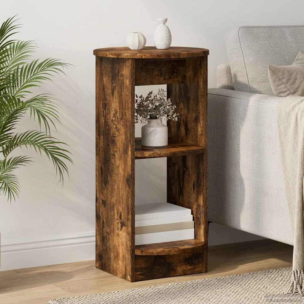 Vidaxl bijzetkast gerookte eik 40 x 40 x 75 cm geconstrueerd hout