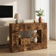 Vidaxl wandtafel gerookte eik 101 x 29 x 74 cm geconstrueerd hout