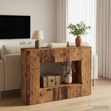 Vidaxl wandtafel oudhout 101 x 29 x 74 cm geconstrueerd hout