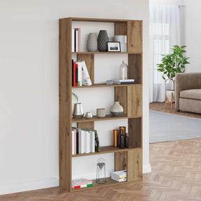 Vidaxl boekenkast 80 x 24 x 159 cm bewerkt hout artisan eiken