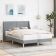 Vidaxl bedframe effen met hoofdeinde aansluitplaat