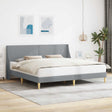 Vidaxl bedframe effen met hoofdeinde aansluitplaat
