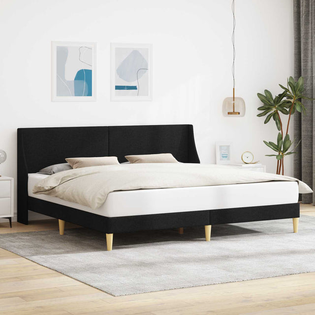 Vidaxl bedframe effen met hoofdeinde aansluitplaat