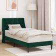 Vidaxl bedframe met hoofdeinde donkergroen 80 x 200 cm fluweel