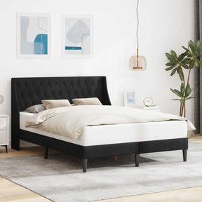 Vidaxl bedframe met hoofdeinde zwart 160 x 200 cm fluweel