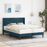 Vidaxl bedframe met hoofdeinde blauw 120 x 190 cm fluweel