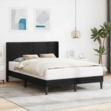 Vidaxl bedframe met hoofdeinde zwart 140 x 190 cm fluweel