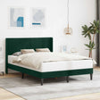 Vidaxl bedframe met hoofdeinde donkergroen 160 x 200 cm fluweel