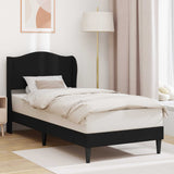 Vidaxl bedframe met hoofdeinde zwart 80 x 200 cm kunstleer