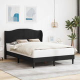Vidaxl bedframe met hoofdeinde zwart 140 x 190 cm kunstleer