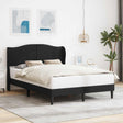 Vidaxl bedframe met hoofdeinde zwart 140 x 200 cm kunstleer