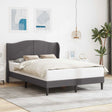 Vidaxl bedframe met hoofdeinde grijs 160 x 200 cm kunstleer