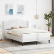 Vidaxl bedframe met hoofdeinde wit 160 x 200 cm kunstleer