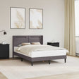Vidaxl bedframe met led-stripverlichting grijs 140 x 200 cm kunstleer