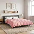 Vidaxl vol jaar dekbed 220 x 260 cm 4 seizoenen roze ademend