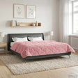 Vidaxl zomer dekbed 200 x 200 cm zomer roze ademend